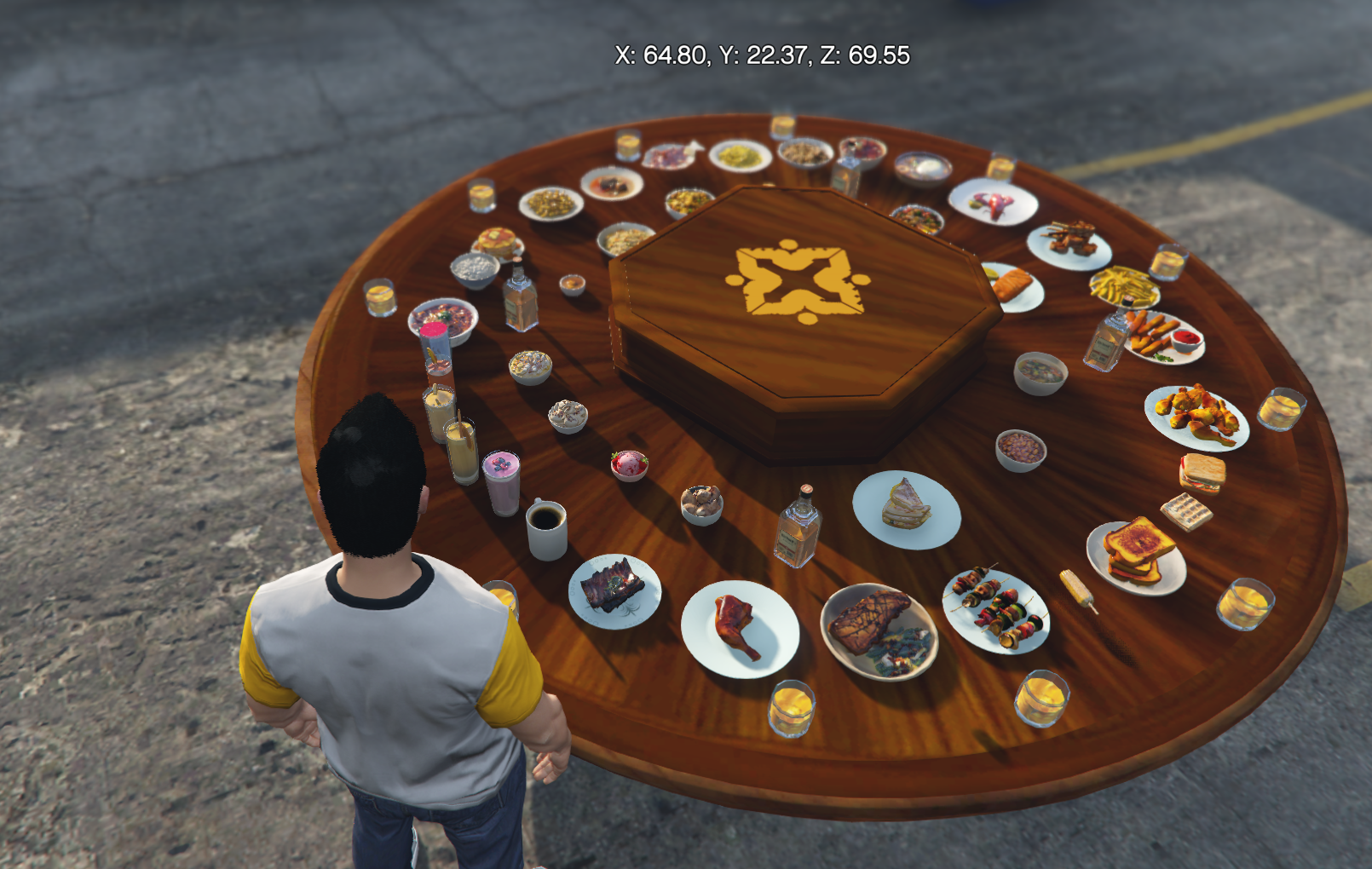 Custom 3D Props - Food Table Scene